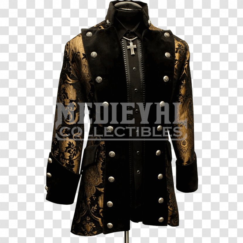 Leather Jacket Overcoat - Coat Transparent PNG