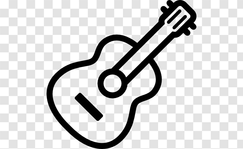 Acoustic Guitar Musical Instruments Electric - Silhouette - Minimal Transparent PNG