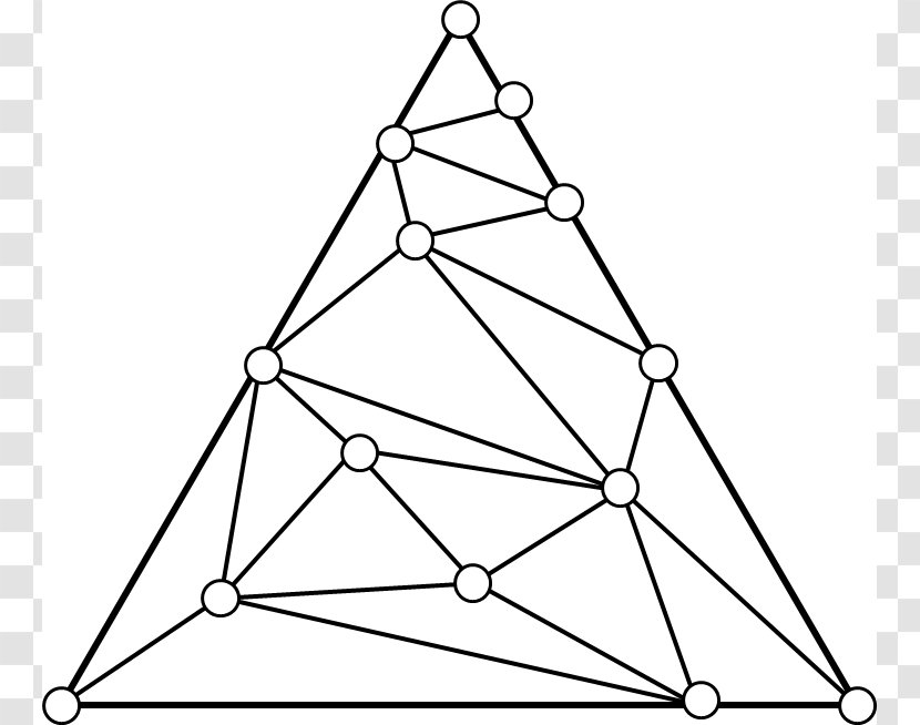 Sperners Lemma Triangle Triangulation Simplex - Barycentric Coordinate System - Pictures Of Handshakes Transparent PNG