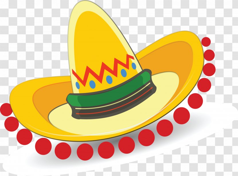 Sombrero Hat Clip Art - Mexican Cuisine Transparent PNG