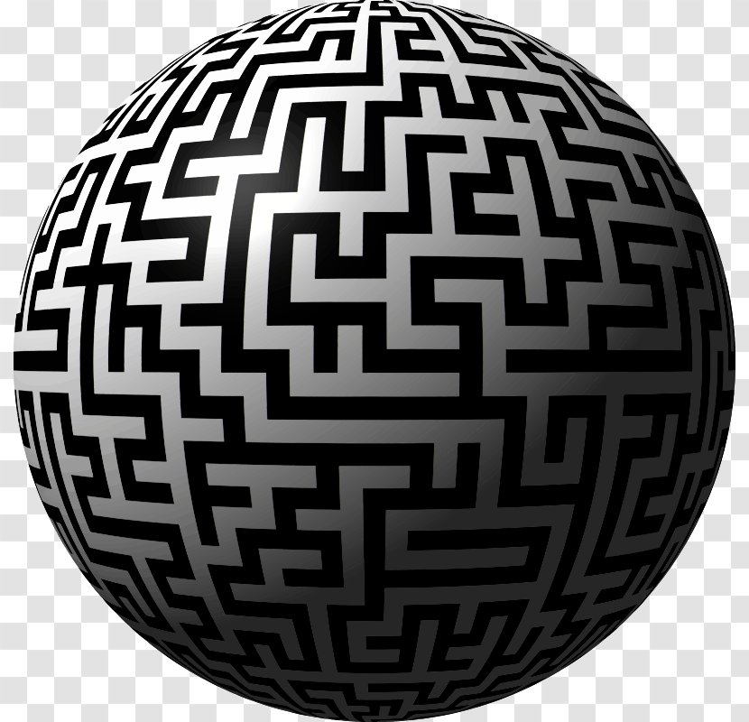 Globe Ball-in-a-maze Puzzle - Game - Wrapped Transparent PNG