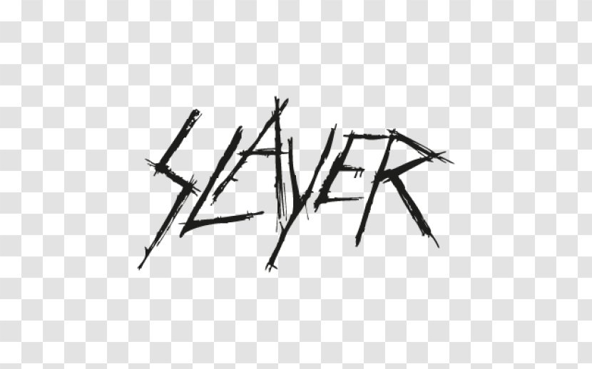 Slayer Thrash Metal Logo Heavy - Heart - Band Transparent PNG