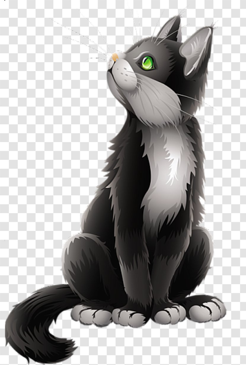 Cat Kitten Drawing Clip Art - Mammal Transparent PNG