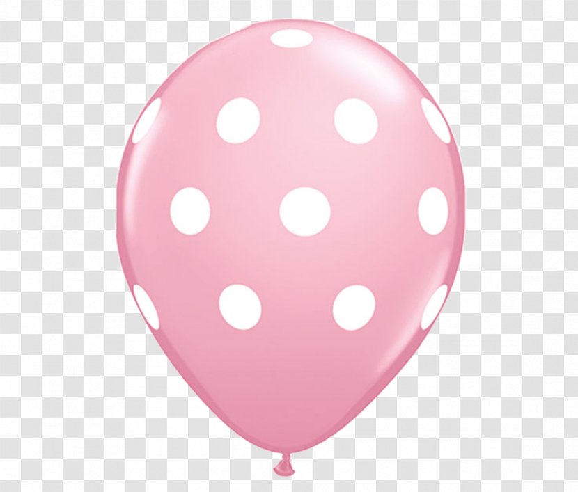 Balloon Polka Dot Party Pink Blue - Heart - Lantern Transparent PNG