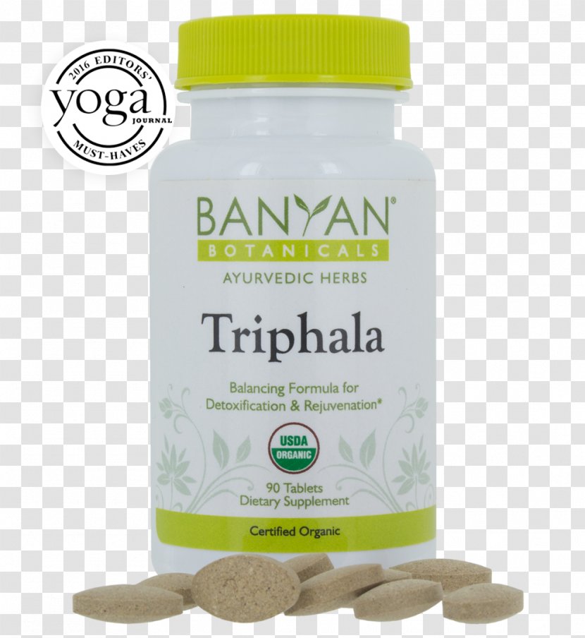 Triphala Dietary Supplement Health Detoxification Herb - Tablet Transparent PNG