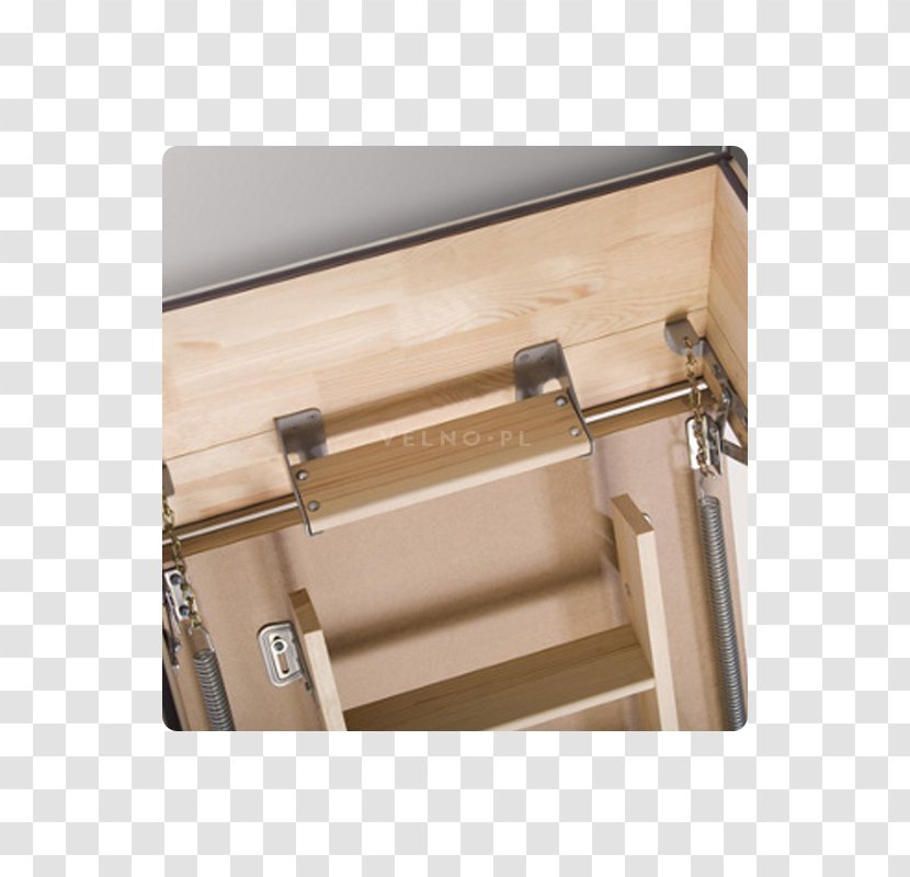 Attic Ladder Stairs Wood - Fakro Transparent PNG