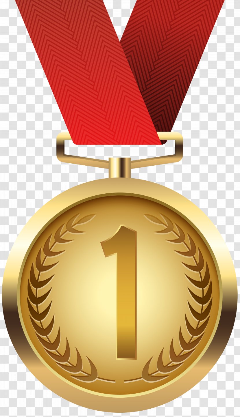 Gold Medal Clip Art - Award - Ribbon Transparent PNG