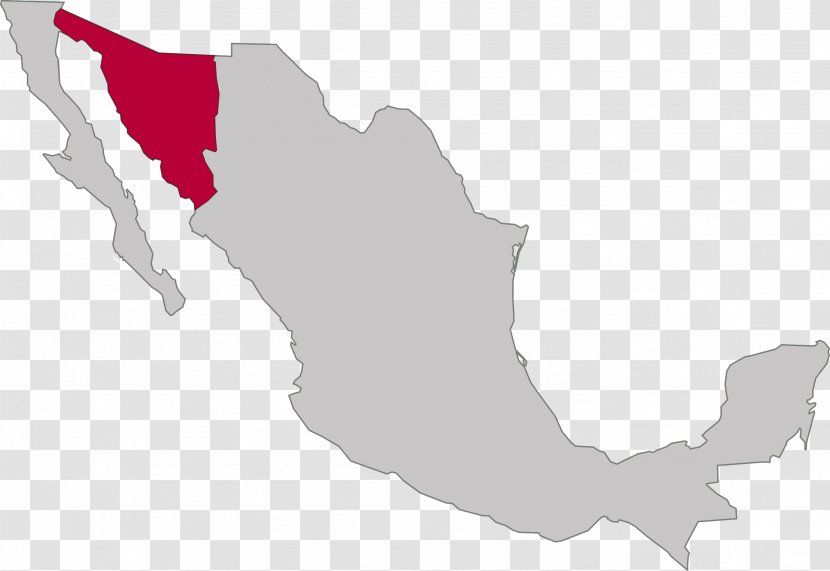 Mexico Vector Map United States - Stock Photography Transparent PNG