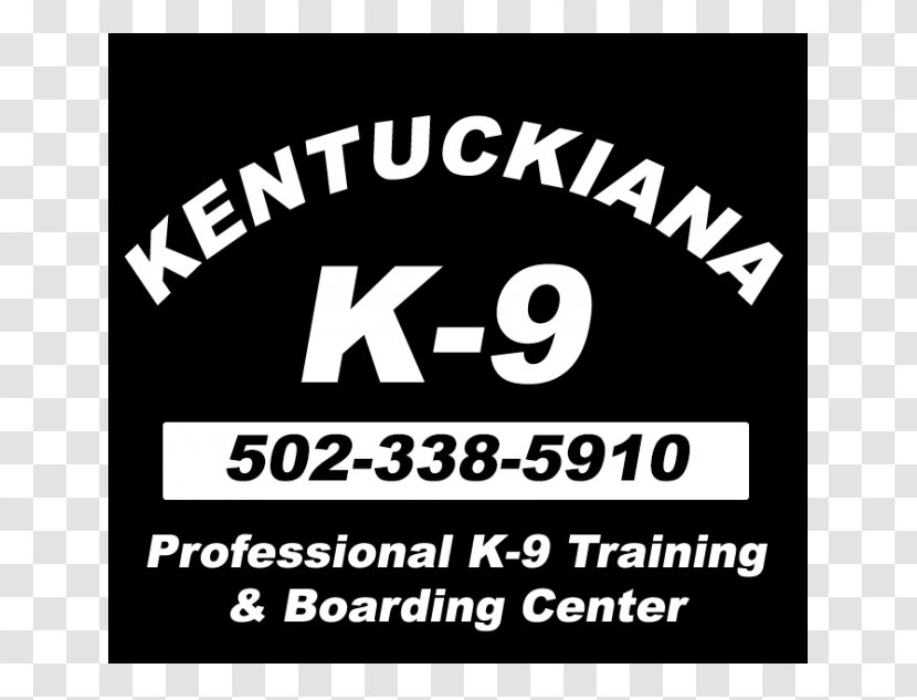 Police Dog Kentuckiana K-9 Training Obedience - Black And White Transparent PNG