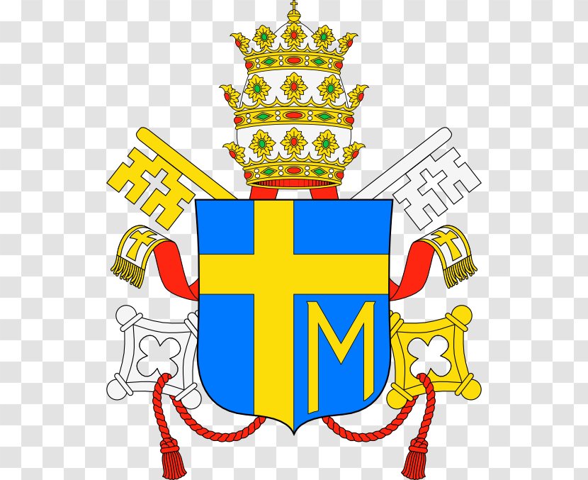 Papal Coats Of Arms Escutcheon John Paul II Arica College Aita Santu Heraldry - Crest - San Pablo Transparent PNG