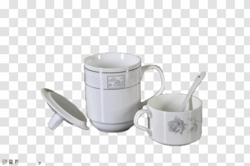 Coffee Cup Ceramic Mug Saucer - Cafe Transparent PNG