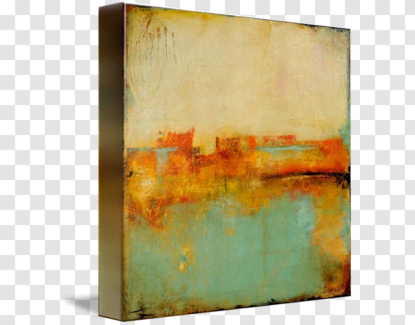 Painting Acrylic Paint Gallery Wrap Canvas Transparent PNG