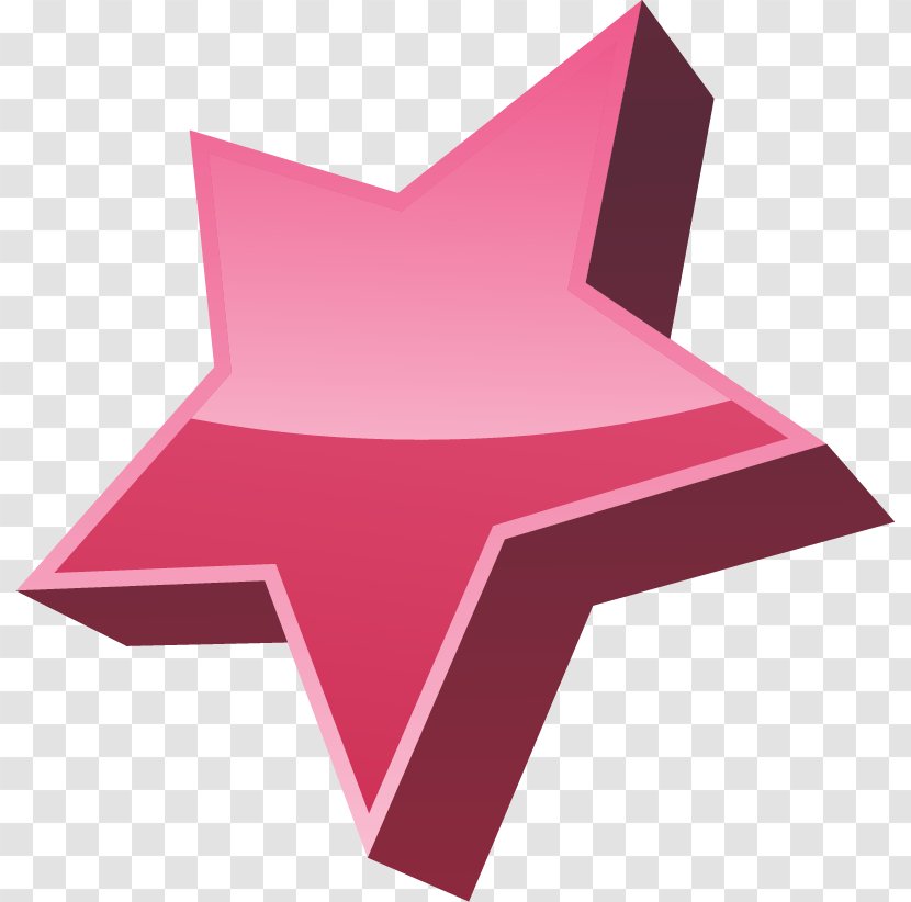 Red Clip Art - Hand Painted Star Transparent PNG