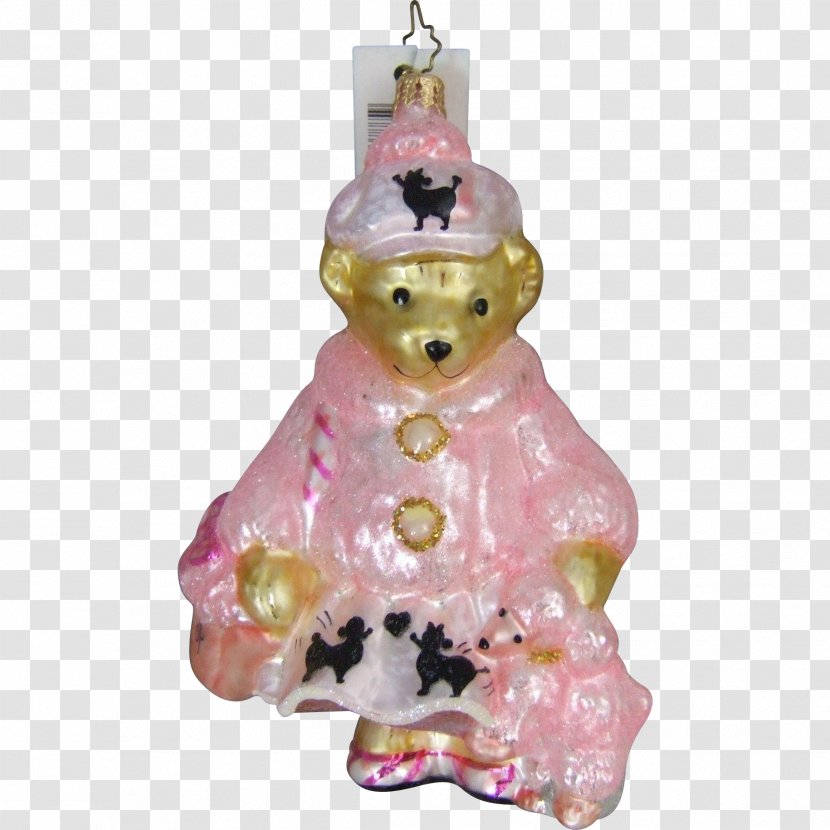 Christmas Ornament Decoration Figurine Holiday - Poodle Transparent PNG