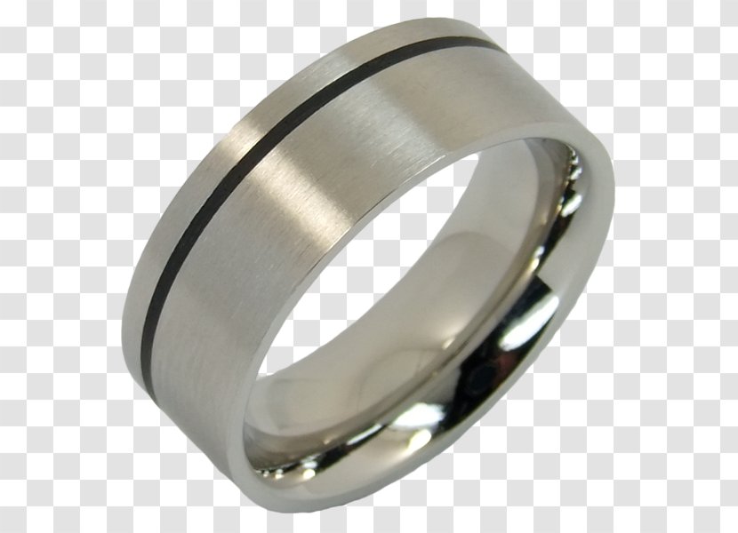 Wedding Ring Silver Jewellery Gold - Titanium Transparent PNG