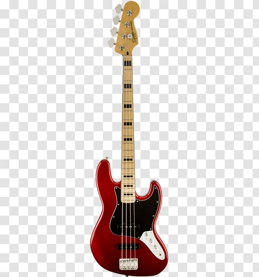 Fender Precision Bass Jazz Squier Vintage Modified '70s Electric Guitar - Silhouette Transparent PNG