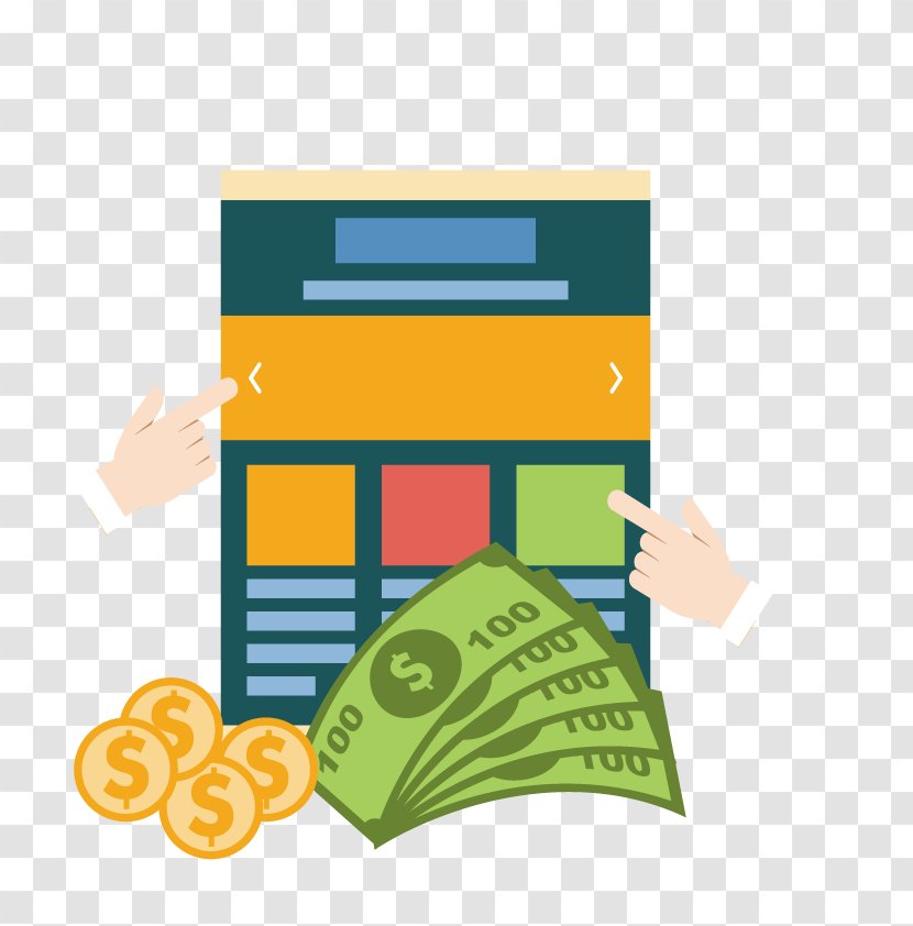 Web Development E-commerce Design Website Online Shopping - Marketing - Vector Dollar Bill Transparent PNG
