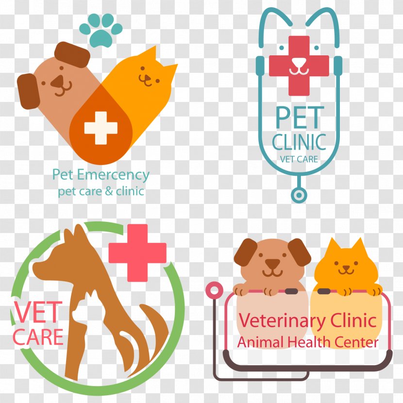 Cat Logo Dog Veterinary Medicine Veterinarian - Logos - Vector Pet Clinic Transparent PNG
