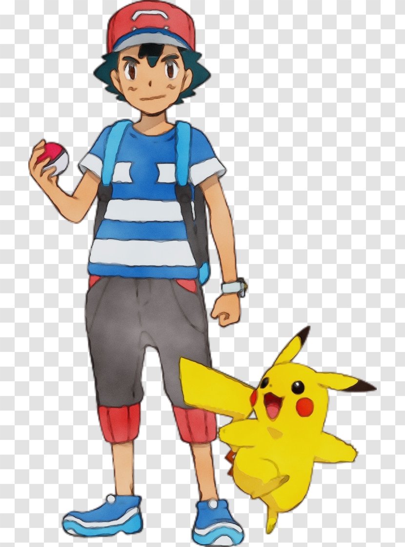 Ash Ketchum Pikachu Misty Character Kalos Transparent PNG