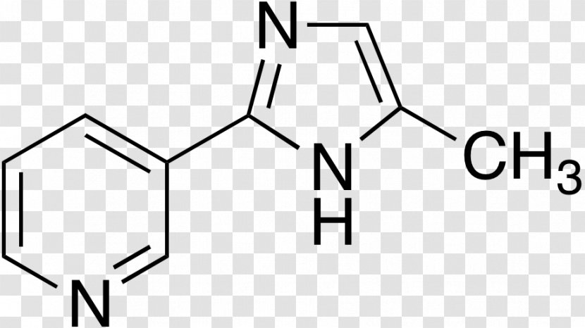 Molecule Chemistry Chemical Compound Atom Molecular Formula - Silhouette - 4methylimidazole Transparent PNG