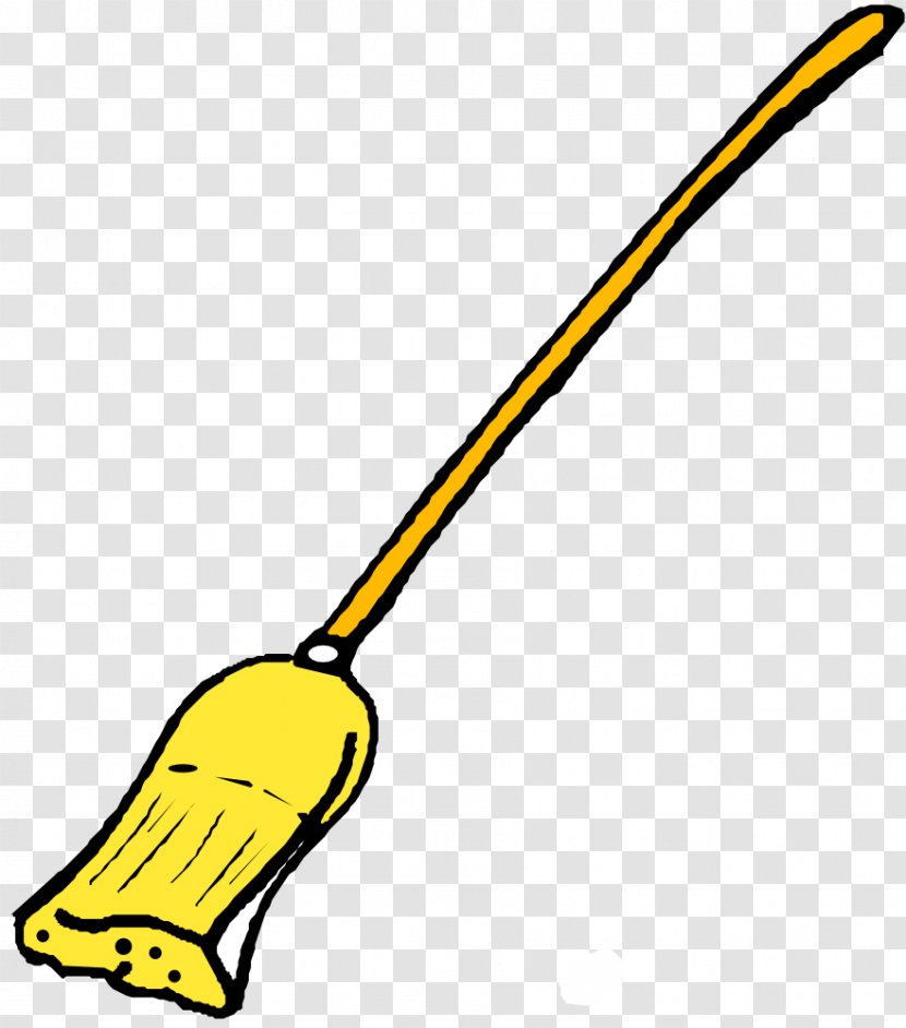 Broom Mop Tool Clip Art - Household Cleaning Supply - Straw Cliparts Transparent PNG