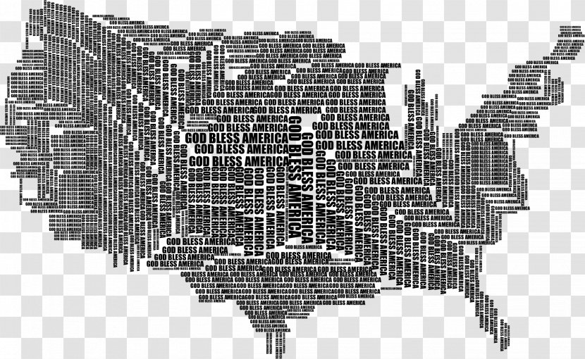 United States Presidential Election, 2004 Indiana 2000 Bush V. Gore 2008 - Black And White - American Map Transparent PNG