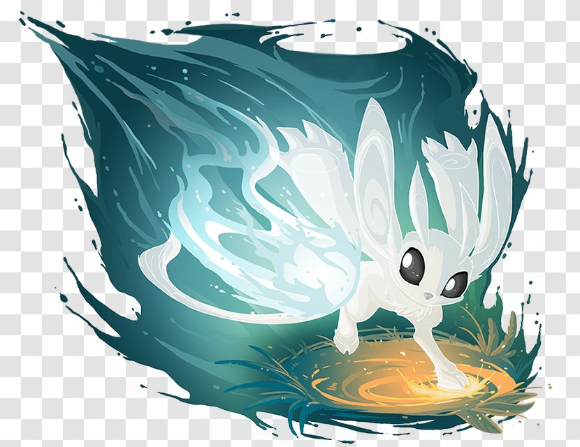 Ori And The Blind Forest Fan Art Game Painting - Cartoon Transparent PNG