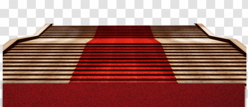 Stairs Red Carpet - Stair Transparent PNG