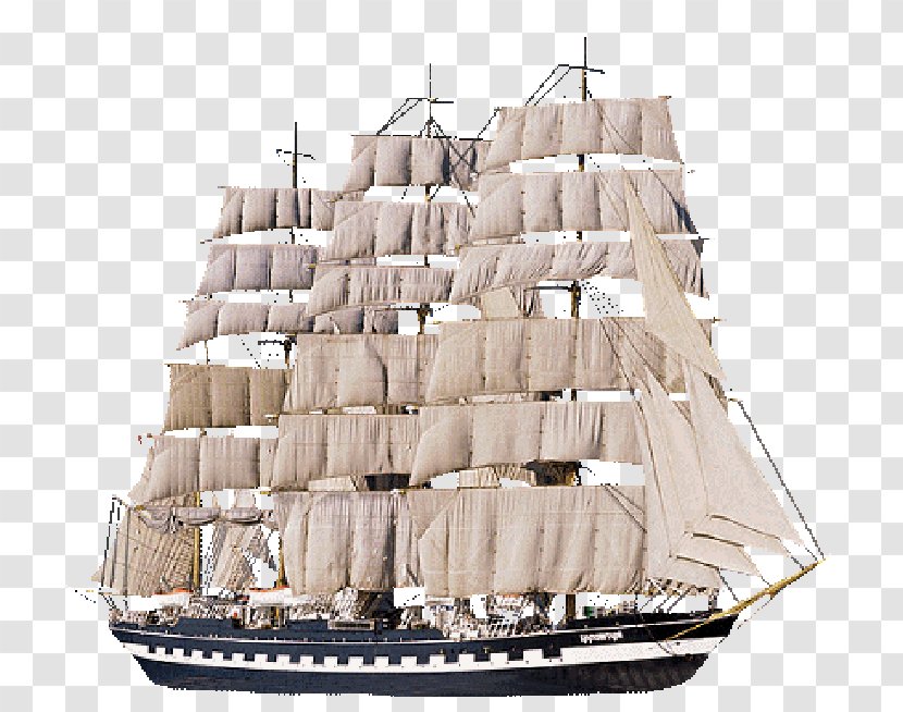 Tall Ships' Races Russia Rouen Armada Kruzenshtern Sailing Ship - First Rate Transparent PNG