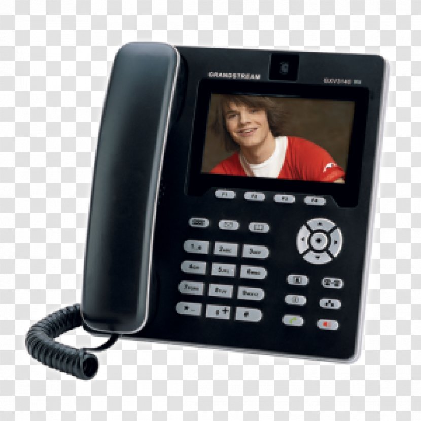 Grandstream Networks VoIP Phone Telephone GXV3240 Voice Over IP - Skype Transparent PNG