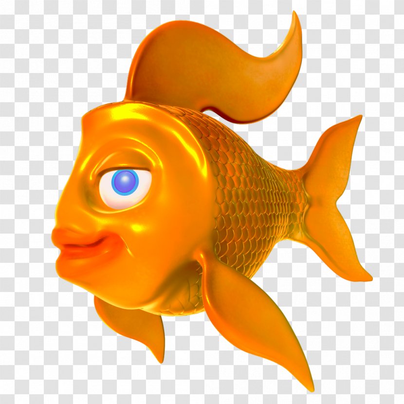 Goldfish ZBrush 3D Computer Graphics Digital Painting Sketch Transparent PNG