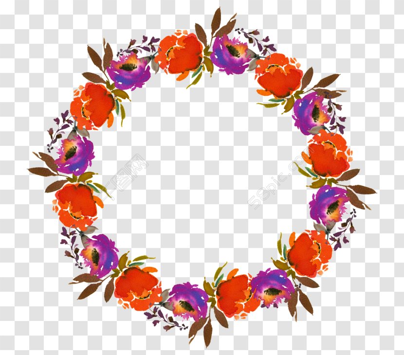 Floral Design Clip Art Image - Photography - Wreath Transparent PNG