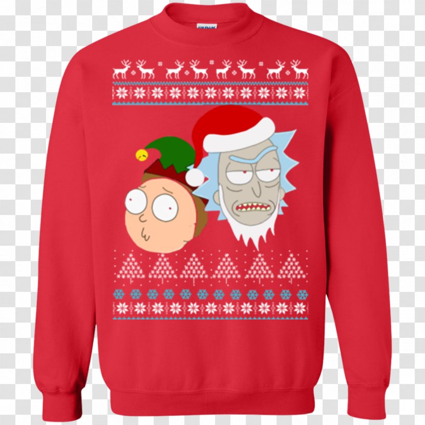 Hoodie T-shirt Christmas Jumper Sweater - Crew Neck Transparent PNG