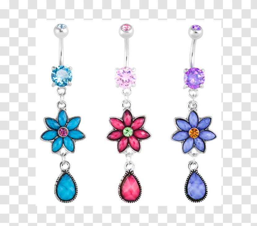 Earring Body Jewellery Gemstone Transparent PNG