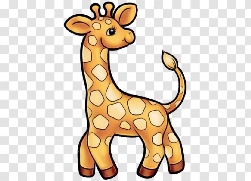 Giraffidae Giraffe Animal Figure Cartoon Wildlife - Fawn Transparent PNG