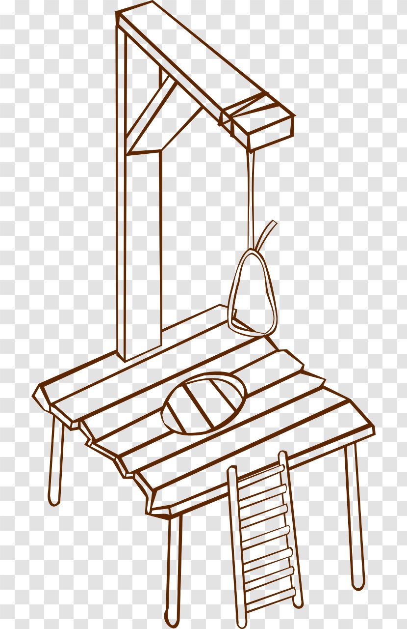 Gallows Clip Art - Line - Noose Transparent PNG