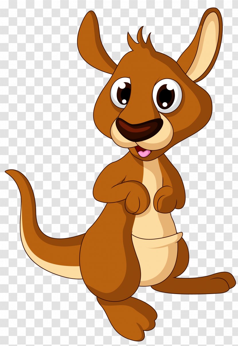 Kangaroo Royalty-free Cartoon - Illustrator Transparent PNG