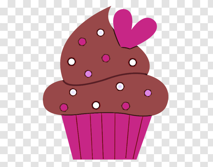 Pink Baking Cup Food Dessert Violet Transparent PNG