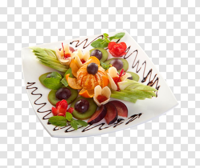 Fast Food Restaurant Plate Fruit - Tableware Transparent PNG