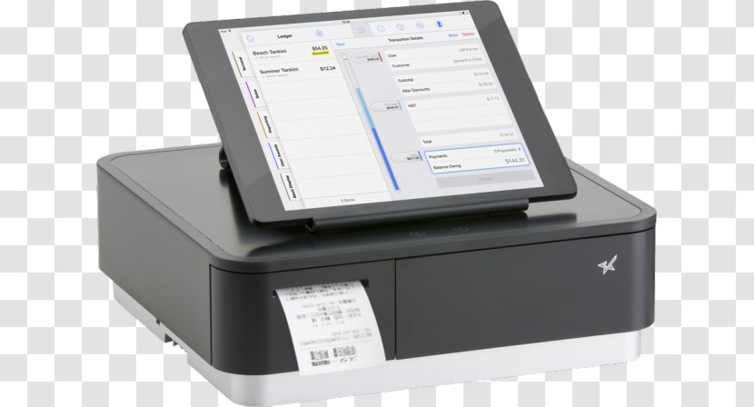 Point Of Sale Printer Square, Inc. Star Micronics Thermal Printing - Receipt Transparent PNG