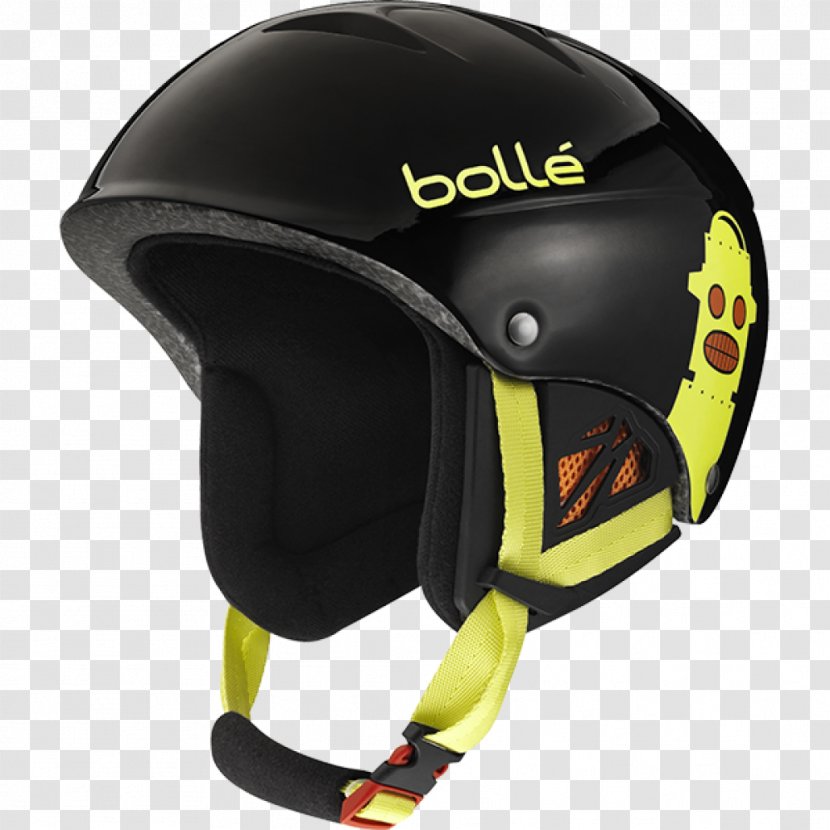 Ski & Snowboard Helmets Skiing Snowboarding Bolle B-Kid Helmet (FOR Little Kids) - Goggles - Shiny Blue Puzzle (M/L )Black Transparent PNG