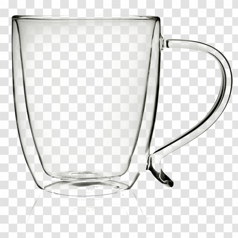 Iced Coffee Mug Glass Cup - Drinkware Transparent PNG