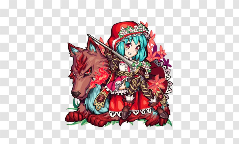 Monster Strike Wolf Little Red Riding Hood Video Games - Nonno - Supernatural Creature Transparent PNG