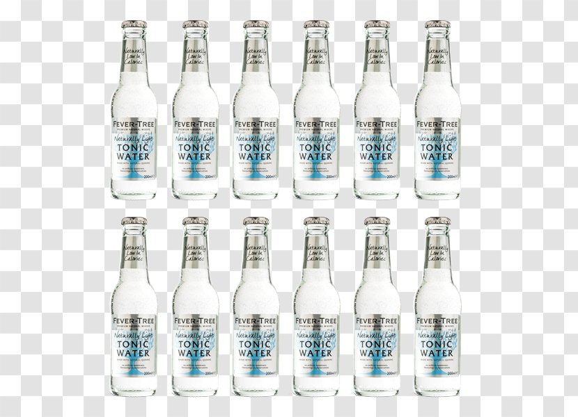 Glass Bottle Mineral Water Tonic Beer Bottled - Drinkware Transparent PNG