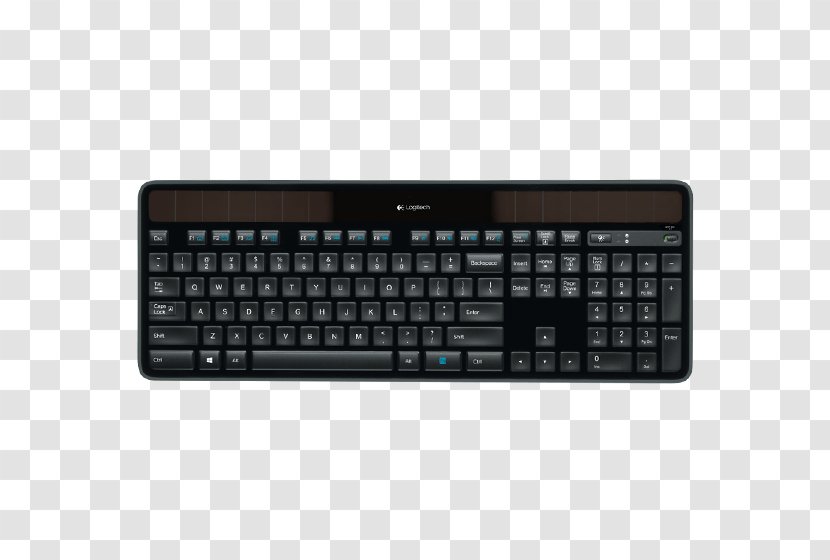 Computer Keyboard Logitech Wireless Solar K750 For Mac Mouse Photovoltaic - Touchpad Transparent PNG
