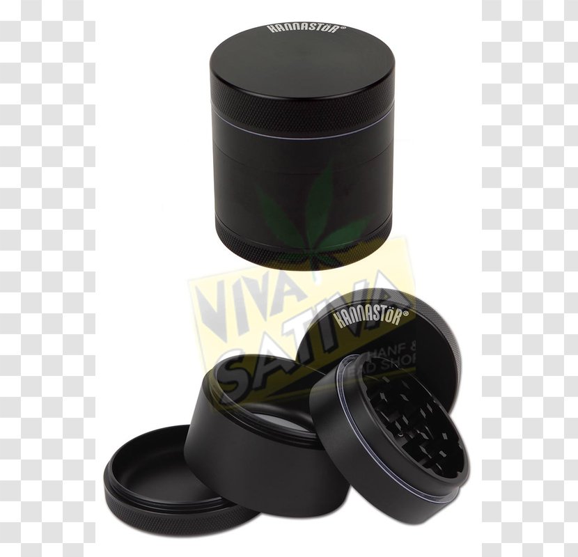 Herb Grinder Head Shop Mill Vaporizer Bong - Aluminium - Sativa Transparent PNG