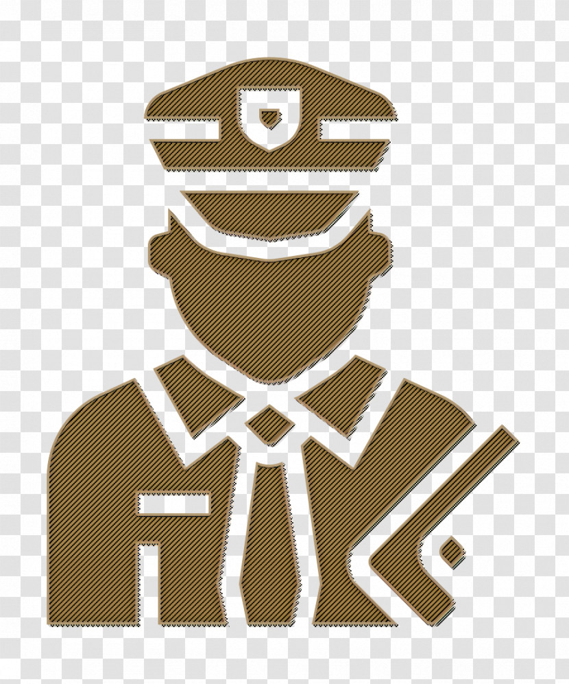 Policeman Icon Professions And Jobs Icon Jobs And Occupations Icon Transparent PNG