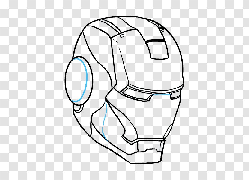 The Iron Man Drawing Man's Armor Sketch - Silhouette - Chalk Draws Straight Lines Transparent PNG