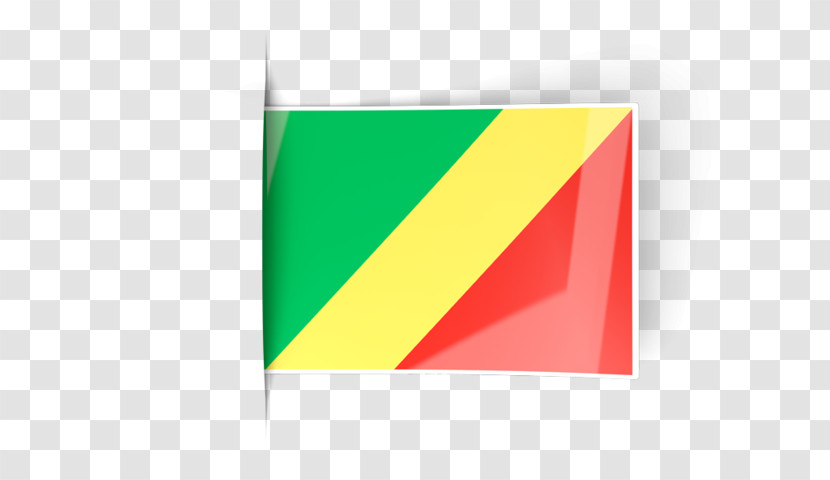 Green Flag Yellow Rectangle Construction Paper Transparent PNG