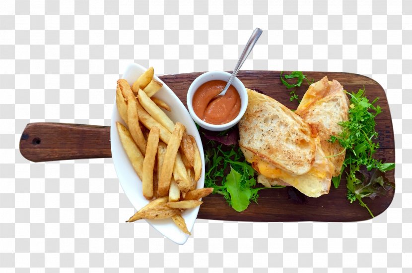 Vegetarian Cuisine Cafe Cheese Sandwich Junk Food - Meal Transparent PNG
